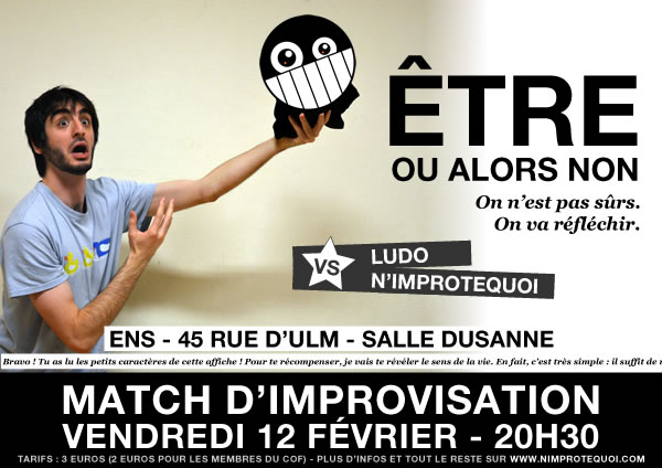 Match d'improvisation LUDO et N'Improtequoi du 12 février 2016