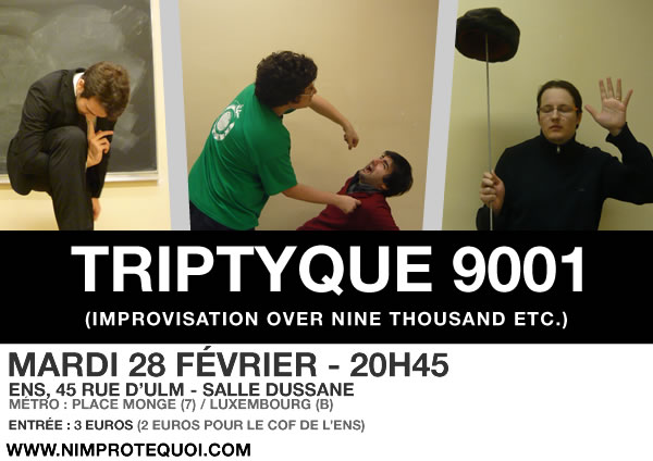 Affiche du triptyque du 28 février 2012