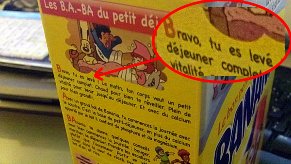 Bravo, tu es levé !